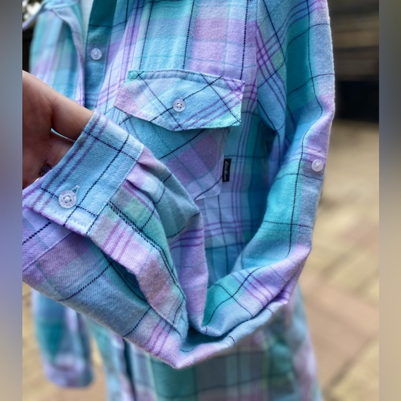 Eddie Bauer Flannel Shirt Dress Girls size XL / 16 - Picture 6 of 7